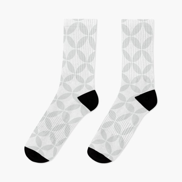 Item preview, Retro Circles and Diamonds grey 1 designed and sold by Makanahele.