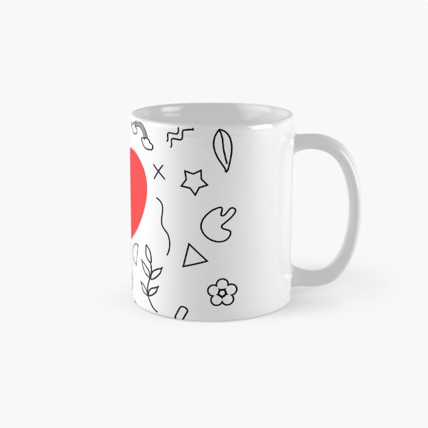 Item preview, Heart and shape doodle, doodle pattern designed and sold by Byond29.