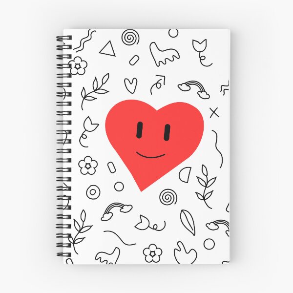 Item preview, Heart and shape doodle, doodle pattern designed and sold by Byond29.