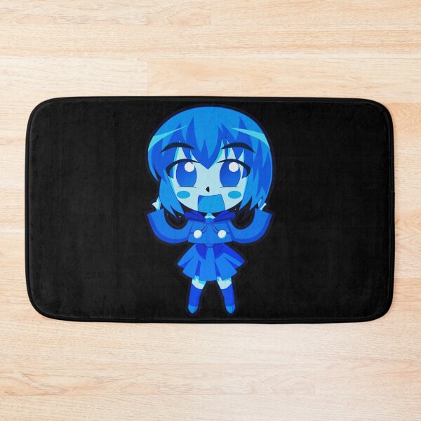 Item preview, Blue Cute Happy Anime Girl designed and sold by Dven-Clothes.