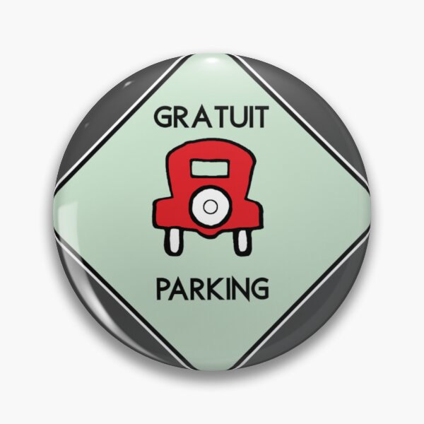 Item preview, Parking Gratuit, En Française designed and sold by RstyBcktWkshp.
