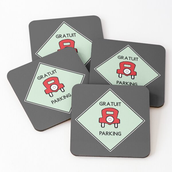Item preview, Parking Gratuit, En Française designed and sold by RstyBcktWkshp.