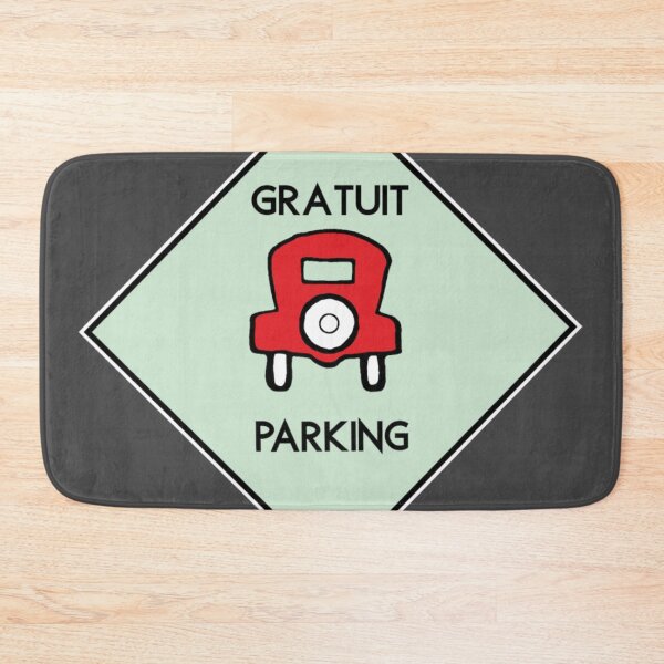 Item preview, Parking Gratuit, En Française designed and sold by RstyBcktWkshp.