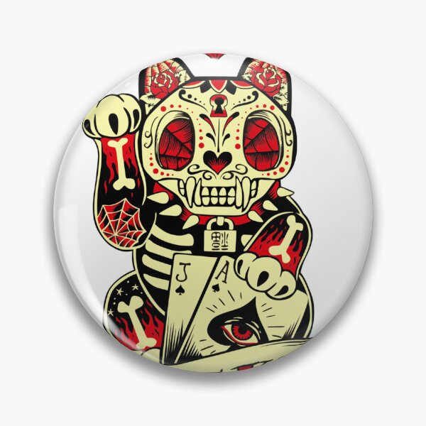 Item preview, Lucky Cat Skull Candy designed and sold by Beckie88.