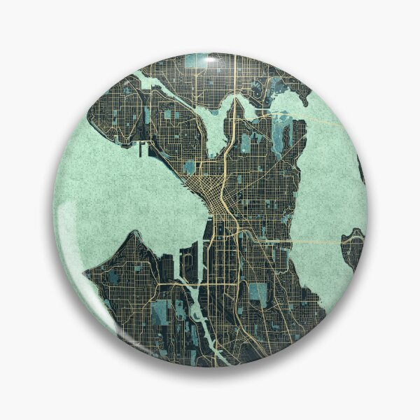 Item preview, Seattle City Map of Washington, USA - Summer designed and sold by deMAP.