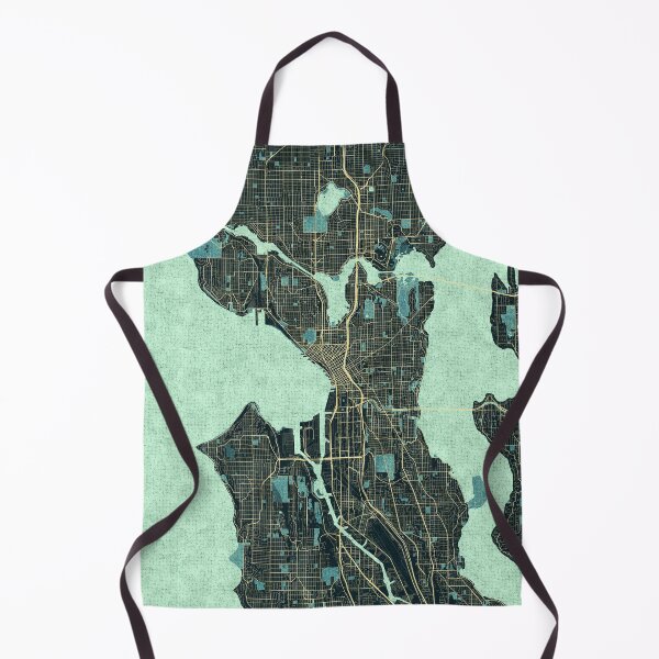 Item preview, Seattle City Map of Washington, USA - Summer designed and sold by deMAP.