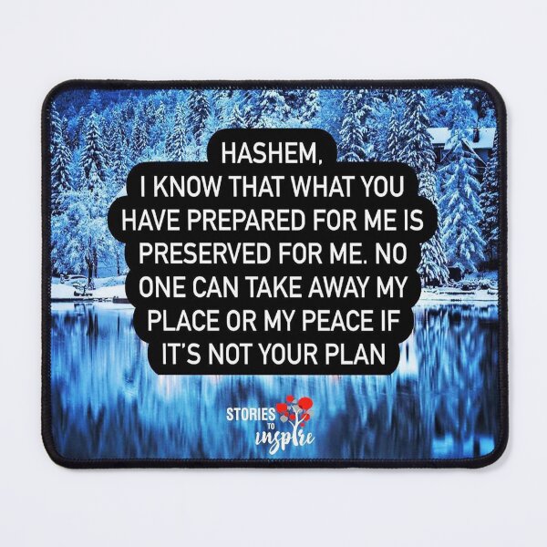 Item preview, Hashem's plan is always perfect. Always trust Hashem. Religious quote designed and sold by Stories To Inspire - Motivational Jewish Quotes.