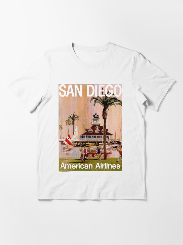 San Diego Tshirt Design Printl With Old Airplane Stock