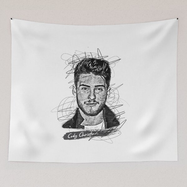 Item preview, Cody Christian Abstract Sketch Art, Cody Christian designed and sold by graphic-genie.