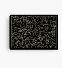 Get Lost - black Canvas Print
