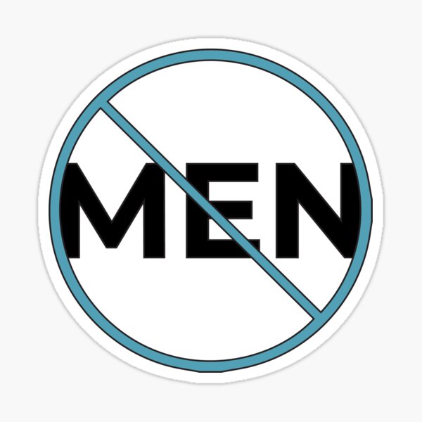 Item preview, No More Men designed and sold by PolkaDotPants.