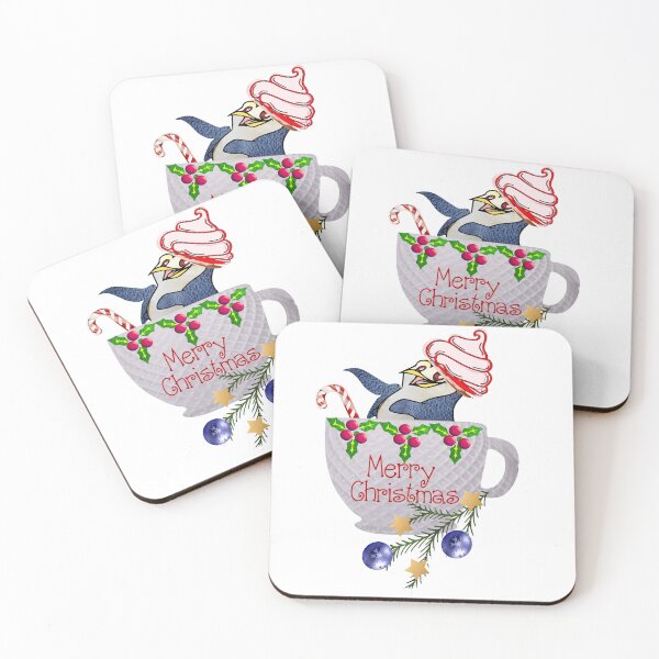 Item preview, Christmas Penguin in a Mug designed and sold by aldona.