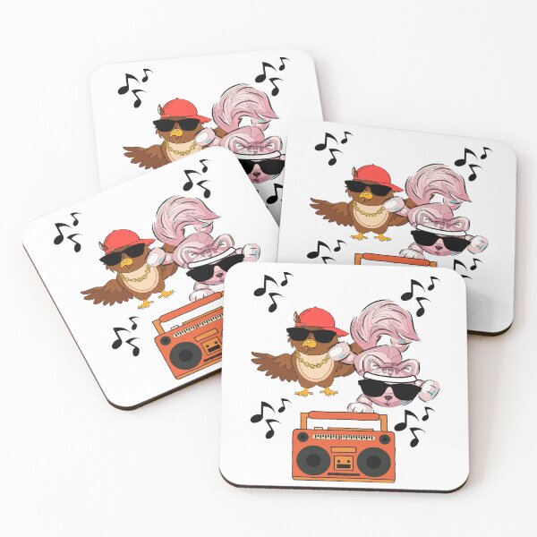 Item preview, Cat And An Owl Break Dancing designed and sold by GarnersDesigns.
