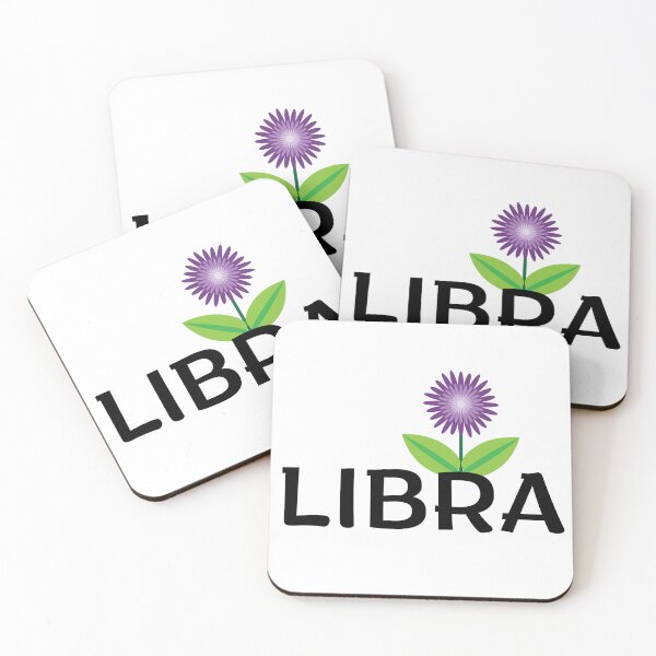 Item preview, Libra Zodiac Sign Folk Art Flower designed and sold by Hellofriendco.