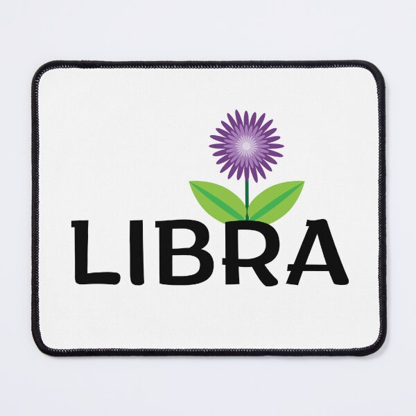 Item preview, Libra Zodiac Sign Folk Art Flower designed and sold by Hellofriendco.