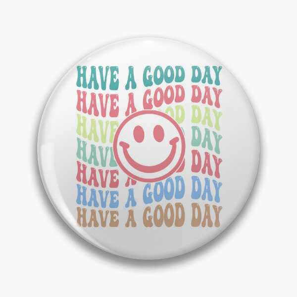 Item preview, Have a Good Day Retro Groovy Rainbow Smile Graphic designed and sold by redbubbleart18.