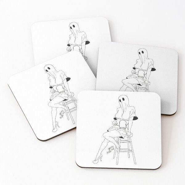 Item preview, Ghost pinup with stoma and colostomy bag designed and sold by Jared King.