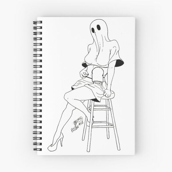 Item preview, Ghost pinup with stoma and colostomy bag designed and sold by Jared King.