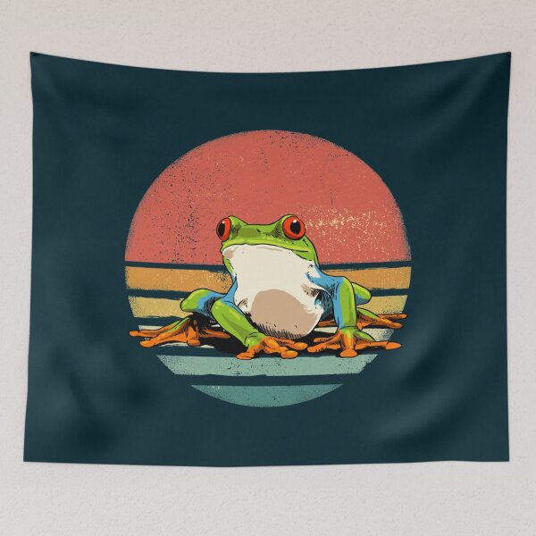 Item preview, Funny Retro Vintage Frog Shirt - Frog Gifts For Frog Lovers   designed and sold by BrMhee55.