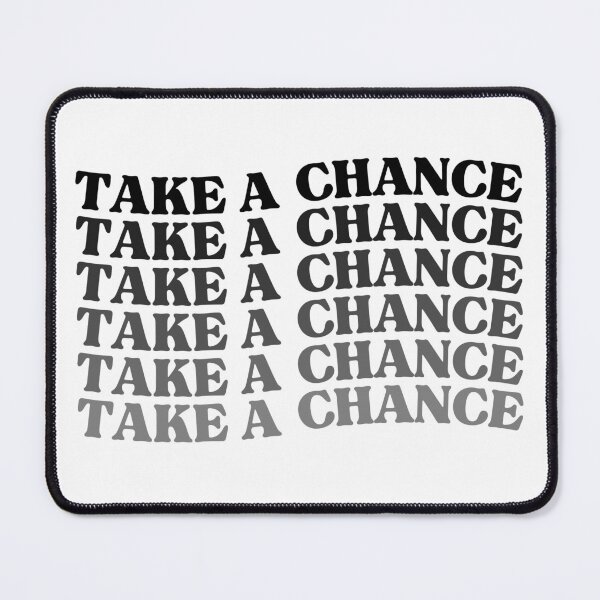 Item preview, Take A Chance. Retro Vintage Motivational and Inspirational Saying designed and sold by That Cheeky Tee.