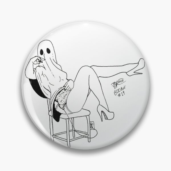 Item preview, Ghost pinup with heating pad designed and sold by Jared King.
