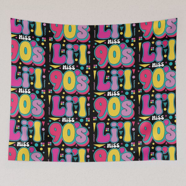 Item preview, Li'l Miss 90's Retro Nineties Girl Love The 1990s designed and sold by GravitiTees.