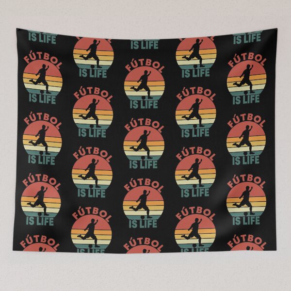 Item preview, Futbol Is Life Retro Vintage   designed and sold by KatieInBay.