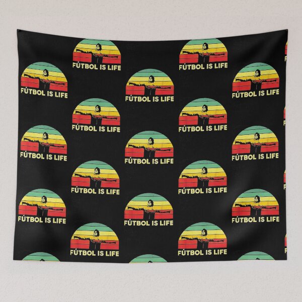 Item preview, Futbol is Life Retro Vintage designed and sold by KatieInBay.