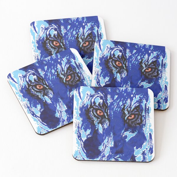 Item preview, blue tiger designed and sold by samserif.