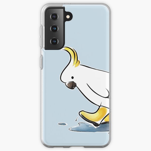Cockatoo Rain Shoes Samsung Galaxy Soft Case