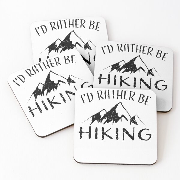 Item preview, Funny I'd Rather Be Hiking Gift for Hikers designed and sold by RoguePixel.