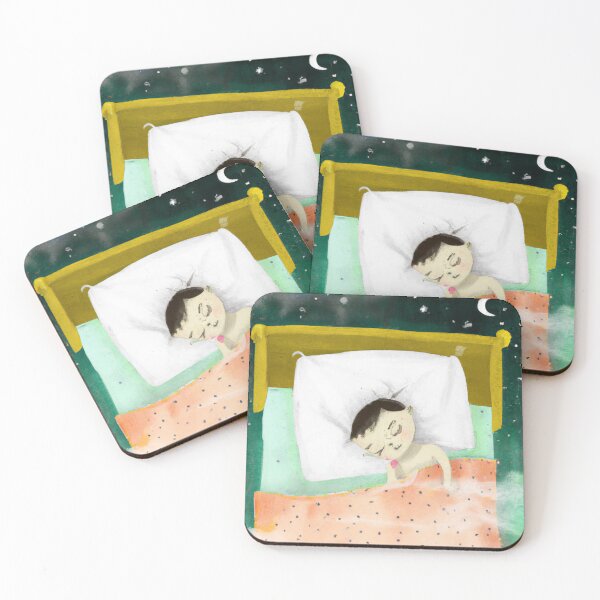Item preview, A CHILD SLEEPING ON HIS BED designed and sold by optimusprime39.