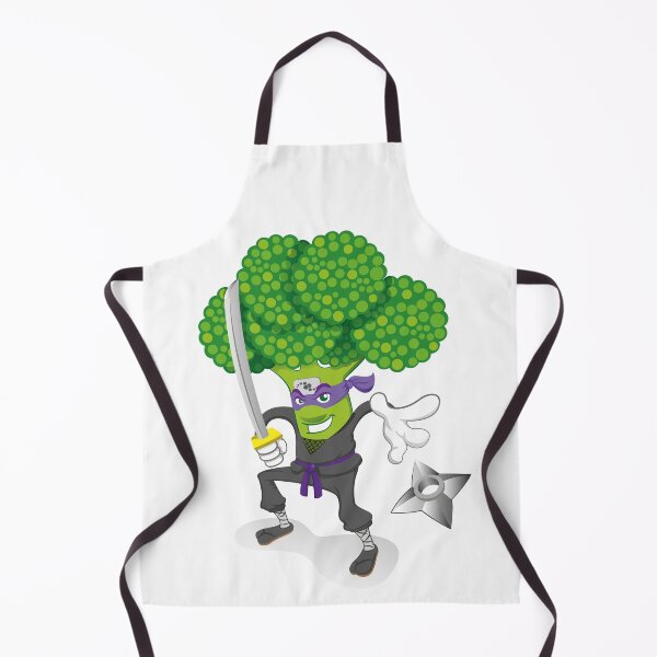 Item preview, Vegetable warrior Broccoli Ninja illustration designed and sold by LucianoCosmo.