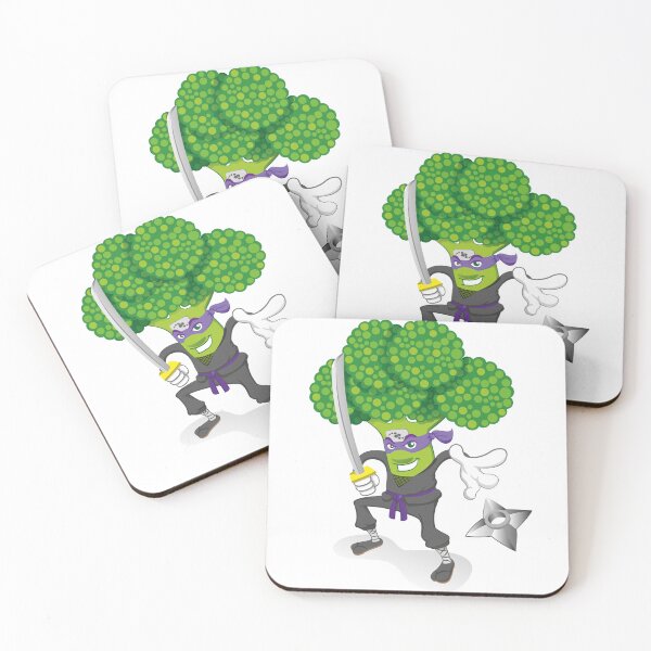 Item preview, Vegetable warrior Broccoli Ninja illustration designed and sold by LucianoCosmo.
