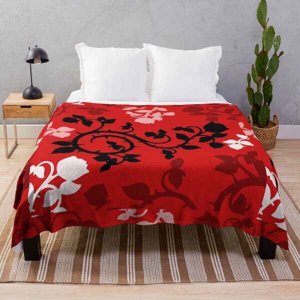 Artikelvorschau, Spiral Thorn Rose 9 -Bright Red - Dekokissen & Drucke entworfen und verkauft von ScatterHub.