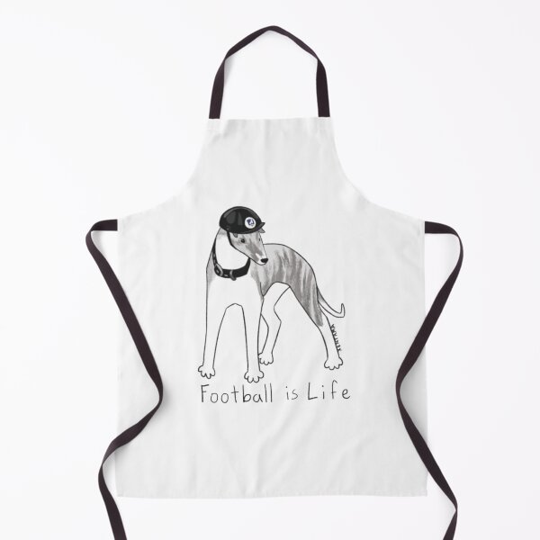Item preview, Football is Life funny dog designed and sold by CarolinaLaneBou.