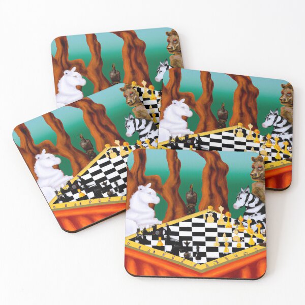 Item preview, ANIMALS PLAYING CHESS designed and sold by optimusprime39.