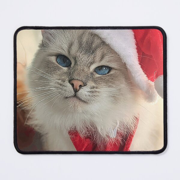 Item preview, Copy of Funny Christmas Santa ragdoll cat designed and sold by Fluffycat2020.