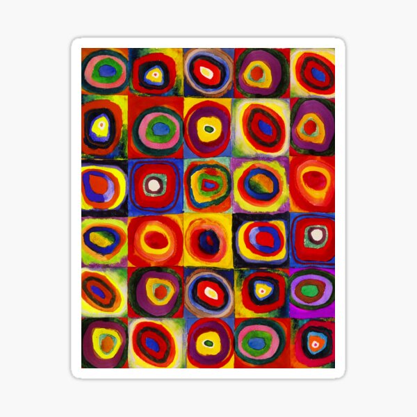 Item preview, Concentric Circles - Kandinsky Modern Art  designed and sold by -Koleidescope.