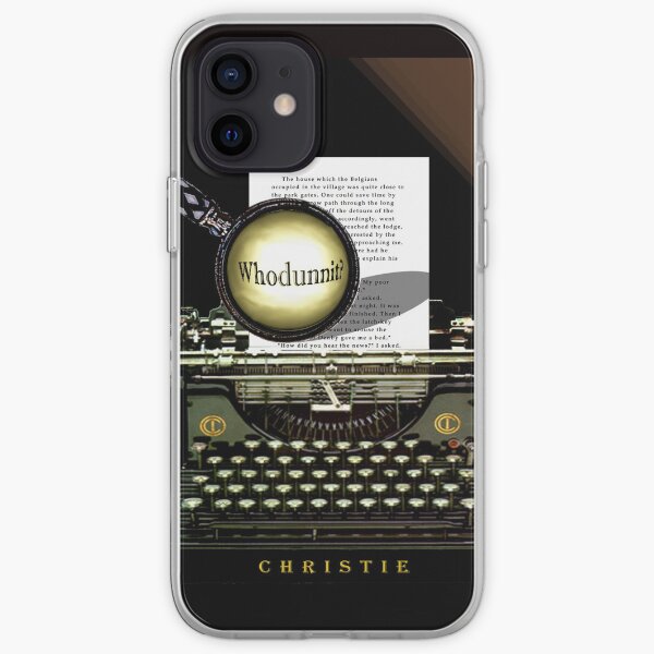 ¡Agatha Christie conoce a Whodunnit! Funda blanda para iPhone