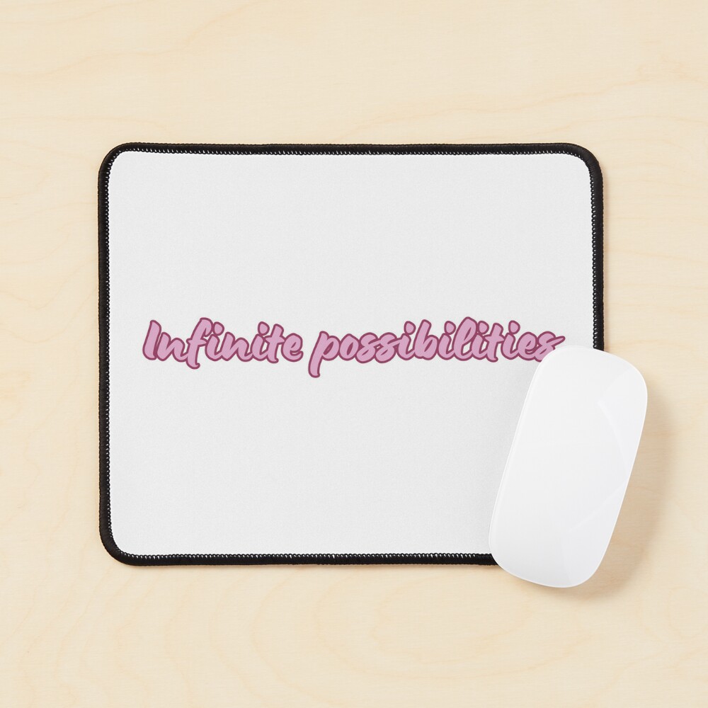 Infinite Possibilities Motivational Typography Quote | Poster