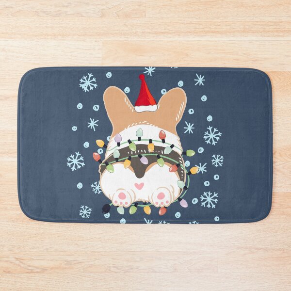Item preview, Cute Christmas Corgi Butt - Red Tricolor 2 designed and sold by Lulupainting.