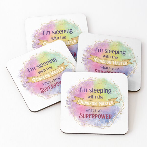 Item preview, Sleeping with the Dungeon Master designed and sold by GeekyGoddess.