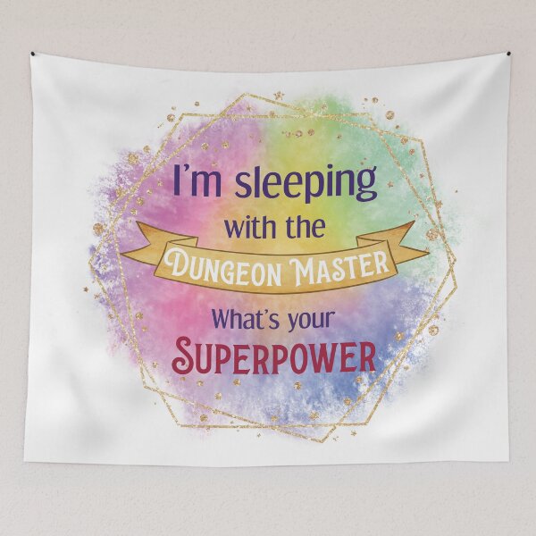 Item preview, Sleeping with the Dungeon Master designed and sold by GeekyGoddess.