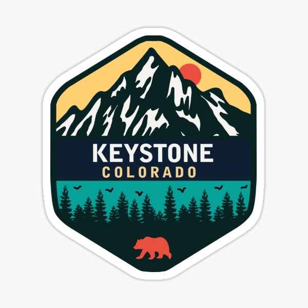 Keystone colorado Sticker