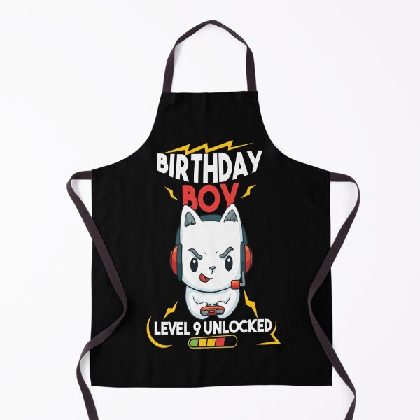 Item preview, Birthday Boy Level 9 Unlocked - Cat 9th Video Game Gamer designed and sold by beunique5.
