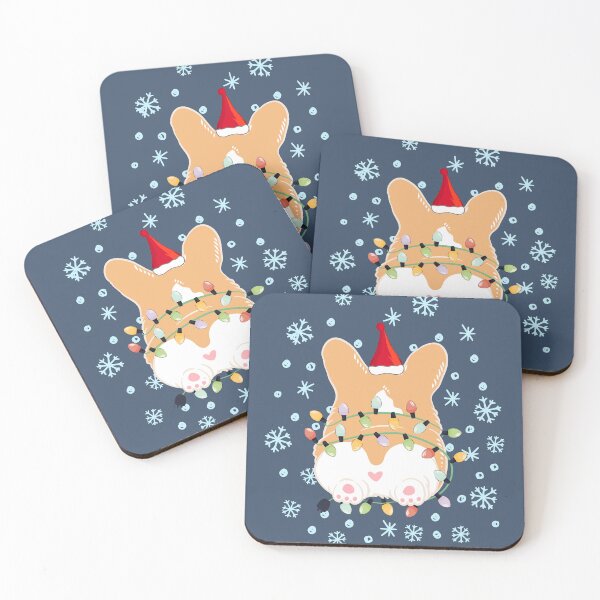 Item preview, Cute Christmas Corgi Butt - Red 1 designed and sold by Lulupainting.