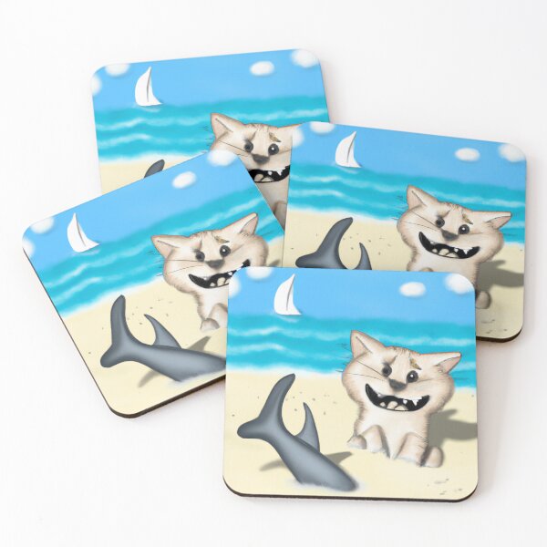 Item preview, CAT PLAYING ON THE BEACH designed and sold by optimusprime39.