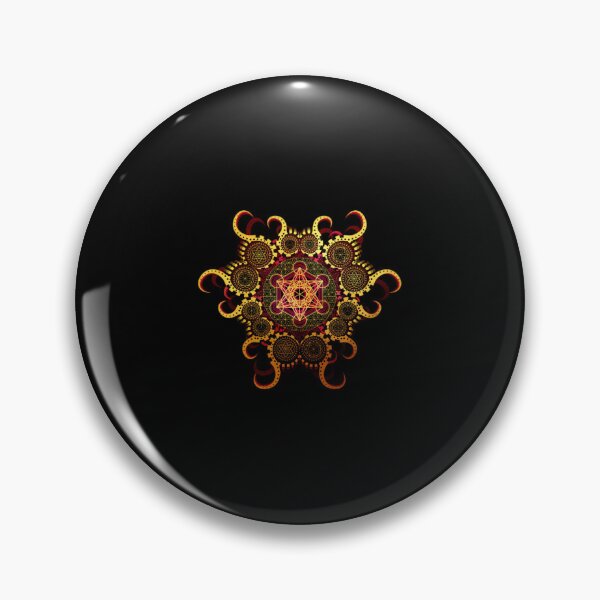 Item preview, Gold Organic Merkaba Sacred Geometry Psychedelic S designed and sold by innabeufrov.