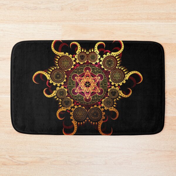 Item preview, Gold Organic Merkaba Sacred Geometry Psychedelic S designed and sold by innabeufrov.
